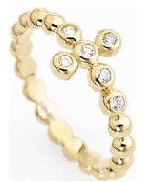 Anello Amen Donna in Argento Zircone ABOGB-12 - ABOGB-12